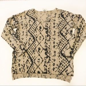 Anthropologie HWR Wool Cashmere Sweater Sz S